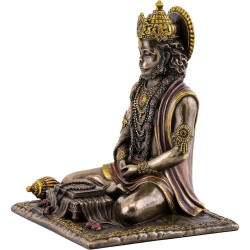 Sculpture Hanuman, dieu hindou force, Top Collection en situation