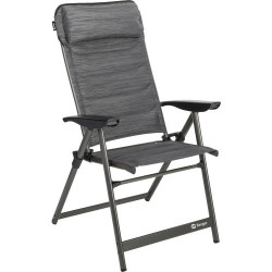 Présentation Chaise Camping Pliable Slimline Anthracite, 5 Positions