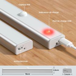 Lampe Placard Sans Fil, Détecteur Mouvement, 2pcs, USB en situation