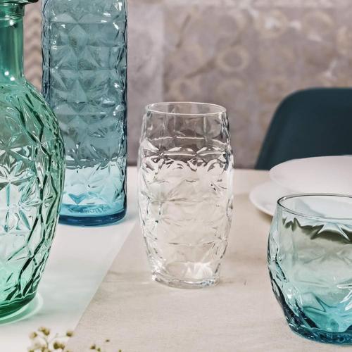 Présentation de Zoom sur Verres transparents Bormioli Rocco Oriente, lot 6 pièces