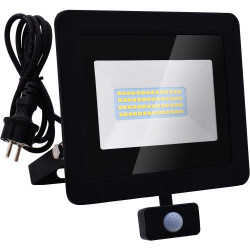 Présentation Projecteur LED 30W, détecteur mouvement, 3000lm, blanc chaud