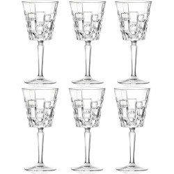 Verres à vin RCR Etna, 6 pièces, verre transparent en situation