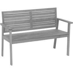 Présentation Banc de Jardin Maui Greemotion, Bois d'Acacia, Gris