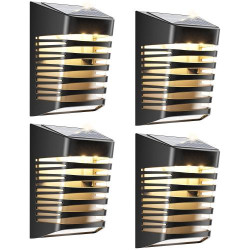 Présentation Ousfot Lampe Solaire Extérieur, Étanche, 4PCS, Décorative