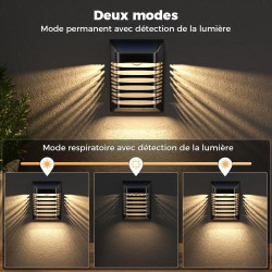 Ousfot Lampe Solaire Extérieur, Étanche, 4PCS, Décorative en situation