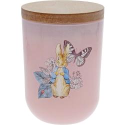 Bougie Peter Rabbit Beatrix Potter, Rose Parfumée en situation