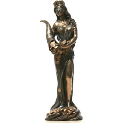 Statue Deesse Fortune Tyche Luck Fortuna Greekartshop en situation