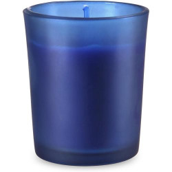 Bougie parfumée verre Inter, parfum santal Nerazzurra en situation