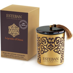 Présentation Bougie parfumée rechargeable Esteban Légende d'Orient