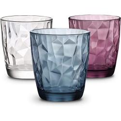 Présentation Bormioli Rocco Diamond, Set 6 Verres Eau Multicolor