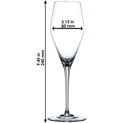 Présentation de Zoom sur Verres flûtes à champagne transparent, ensemble 4 Spiegelau Nachtmann