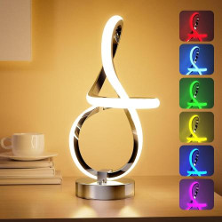 Présentation Lampe LED de Chevet IKSOO 10W, Design Spirale Moderne