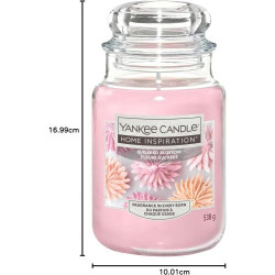 YANKEE CANDLE Grand pot Fleur de sucre parfumée en situation