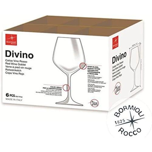 Présentation de Bormioli Rocco Calice Vino Rosso 53 cl, Set 12 Pz en situation