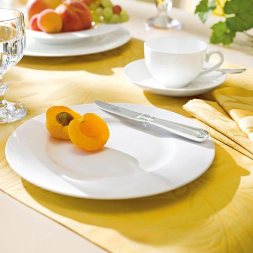 Présentation de Assiette de Petit Déjeuner Villeroy Boch, Porcelaine Blanche en situation