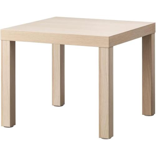 Présentation de Présentation Table d'appoint Ikea LACK effet chêne, blanc