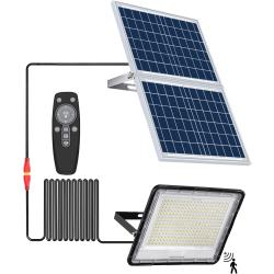 Présentation Lampadaire Solaire 600W, Télécommande, Étanche IP65, 12000lm