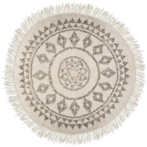 Présentation de Présentation Tapis Etnik Coton D120 cm Atmosphera Créateur Intérieur