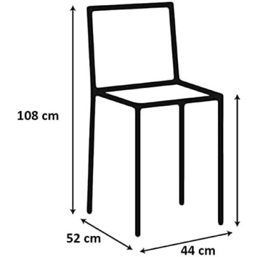 Présentation de Zoom sur Tabourets de bar Movian, tissu Wind anthracite, noir mat