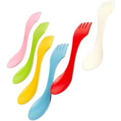 Présentation Ensemble Couverts Voyage 6 pcs, Spork Brussels08, Camping