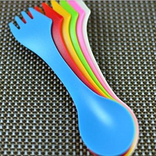 Présentation de Zoom sur Ensemble Couverts Voyage 6 pcs, Spork Brussels08, Camping