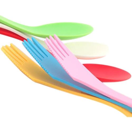 Présentation de Ensemble Couverts Voyage 6 pcs, Spork Brussels08, Camping en situation