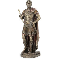 Présentation Statue Empereur Romain Hadrien Bronze Veronese Design