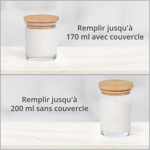 Présentation de Zoom sur Winter Shore Pots Verre 170 ML, Lot de 15, Transparent