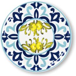 Présentation Assiettes à pizza en porcelaine, lot de 6, Excelsa Amalfi