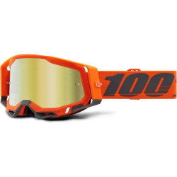 Présentation Lunettes de Soleil RACECRAFT 2 Miroir Doré Orange