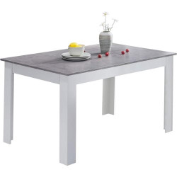 Présentation Table salle à manger rectangulaire bois TUKAILAi moderne