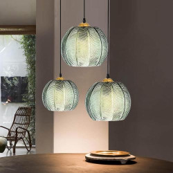 Présentation KOSHSH Suspension Luminaire Verre, Lustre Moderne Design