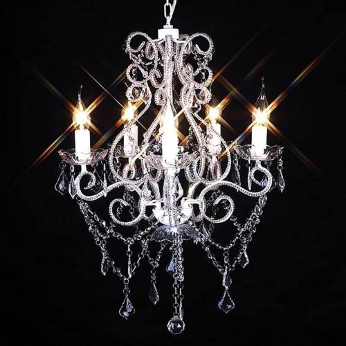 Présentation de Zoom sur Chandelier Cristaux 2800, Lustre Plafonnier Salon