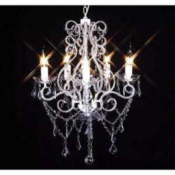 Chandelier Cristaux 2800, Lustre Plafonnier Salon en situation