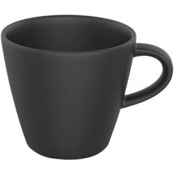 Tasses à café en porcelaine, lot 6, Villeroy Boch, noir en situation