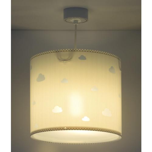 Présentation de Zoom sur Lampe suspension enfant Nuages Gris, Sweet Dreams