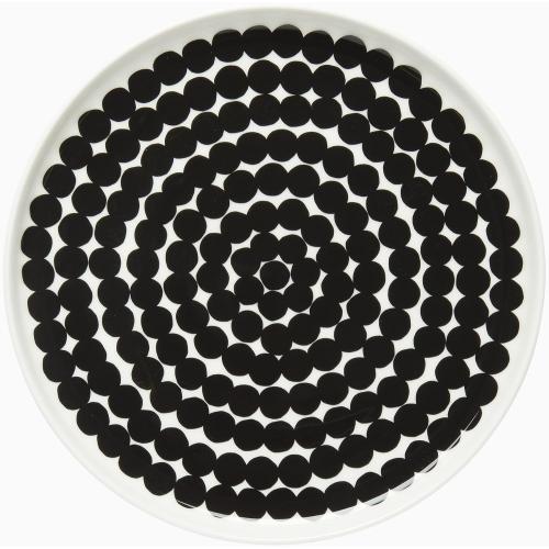 Présentation de Présentation Assiette Marimekko Siirtolapuutarha, Grès Blanc Noir