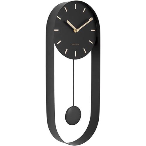 Présentation de Présentation Horloge Murale Moderne Karlsson KA5822BK, Design Élégant