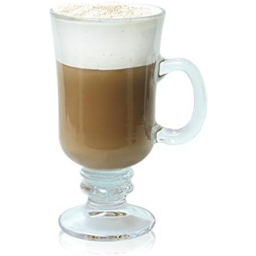 Présentation de Zoom sur Verres Irish Coffee Sendez, 6 cuillères inox offertes