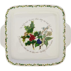 Portmeirion Holly, Ivy Assiette à Gâteau, Ceramique Multicolore en situation