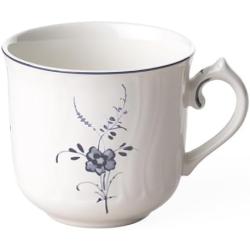 Présentation Tasse à café Villeroy Boch Vieux Luxembourg, Porcelaine Blanc Bleu