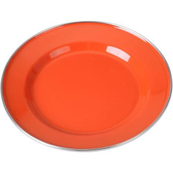 Présentation Assiette émaillée enfant, design coloré, durable