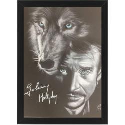 Présentation Cadre Photo A4 Johnny HALLYDAY, Osiris, Collection