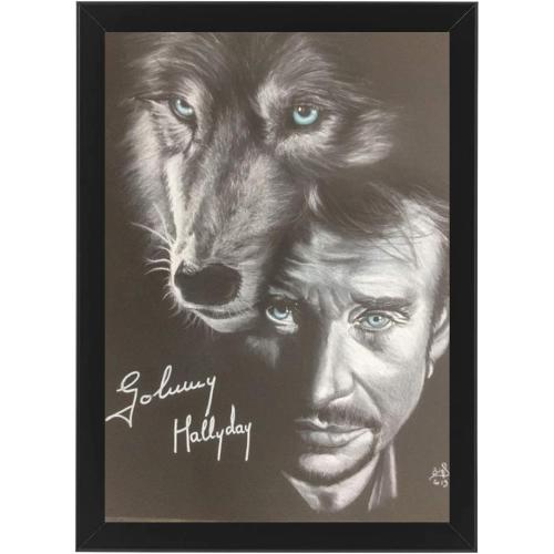 Présentation de Présentation Cadre Photo A4 Johnny HALLYDAY, Osiris, Collection