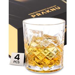 Présentation Verres Whisky Cristal, Coffret Cadeau Élégant, Design Gravé