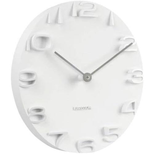 Présentation de Zoom sur Pendule Murale Karlsson KA5311WH Blanc Design Moderne