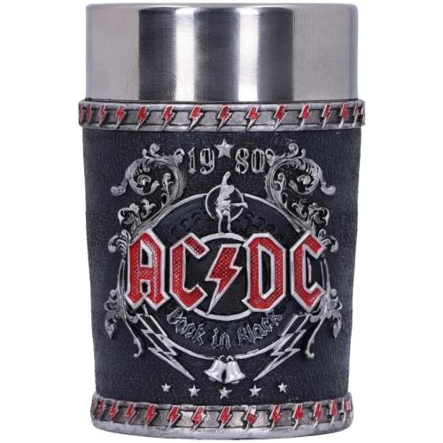 Présentation de Zoom sur Verre à Shot Noir ACDC, Licence Officielle Nemesis Now