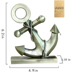 PROW Ancre Bateau Bronze Alliage Décoration Marine en situation