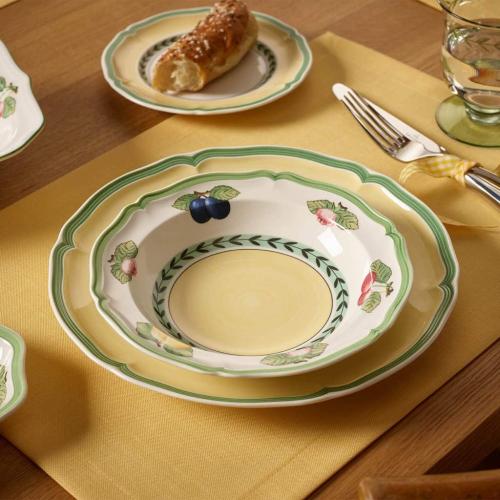 Présentation de Zoom sur Saladier Villeroy Boch Garden Fleurence Porcelaine Verte