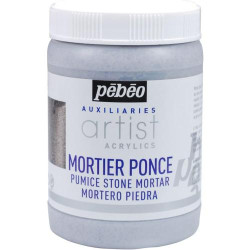 Présentation Mortier Ponce Pebeo 250 ML, Couleur Gris, Qualité Professionnelle